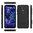 Slim Armour Tough Shockproof Case & Stand for Nokia 5.1 Plus - Black